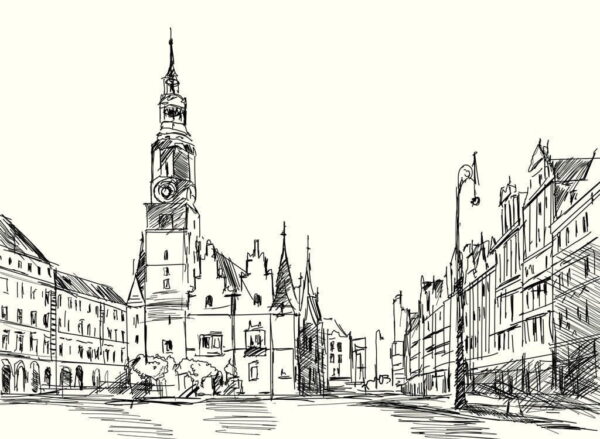 Peinture de Wrocław Sketch – Image 3