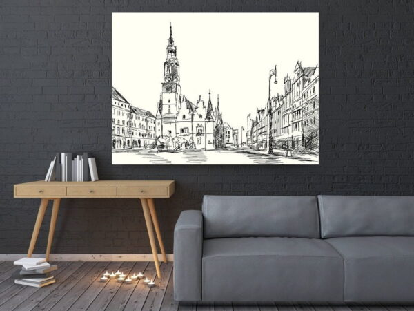 Peinture de Wrocław Sketch – Image 2