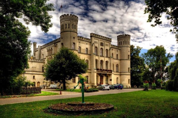 Peinture murale Château en Pologne