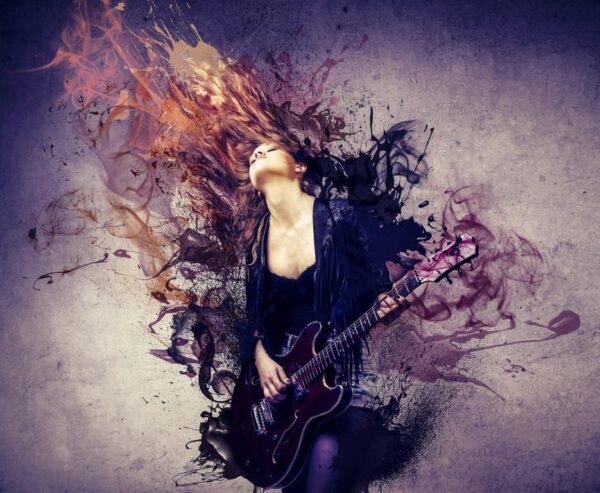Poster XXL Rock Girl