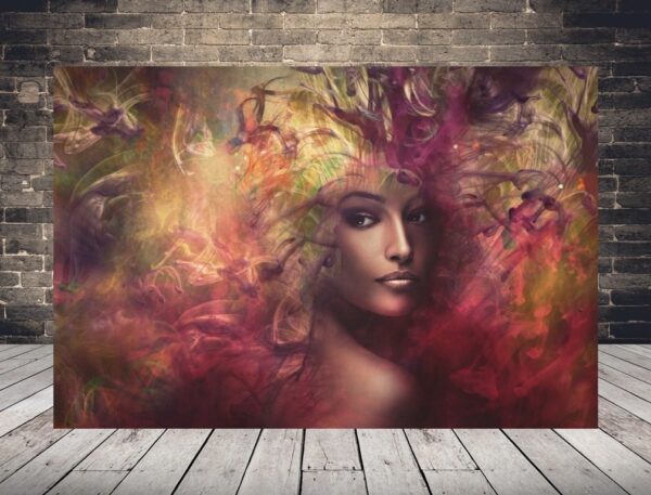 Image de la Dame en couleurs