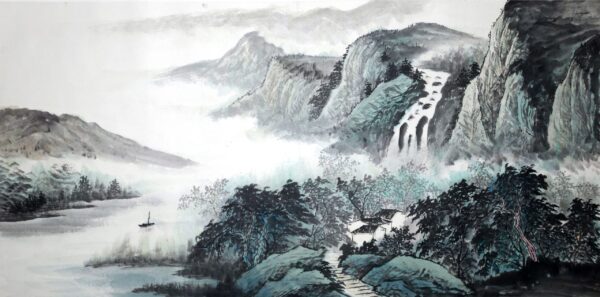 Image des montagnes et de la rivière – Image 2