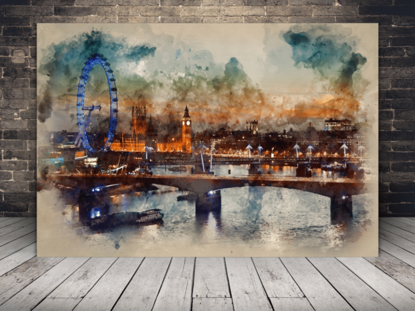 Image de Londres colorée