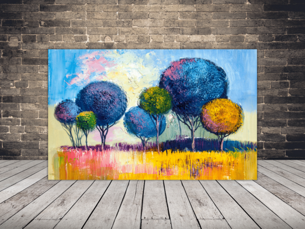 Image d'arbres colorés