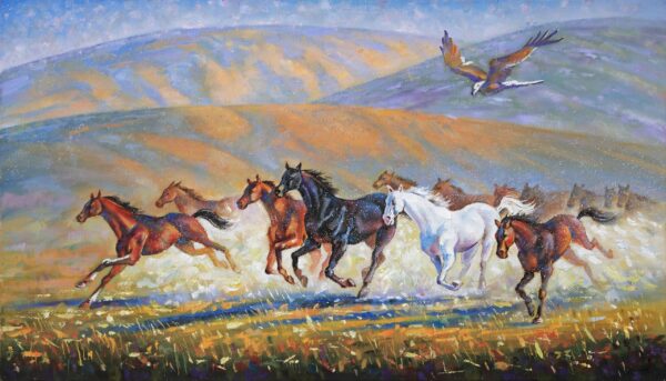 Une image d'un troupeau de chevaux – Image 2