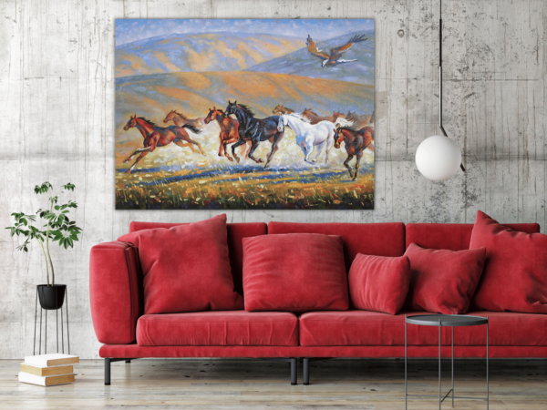 Une image d'un troupeau de chevaux – Image 3