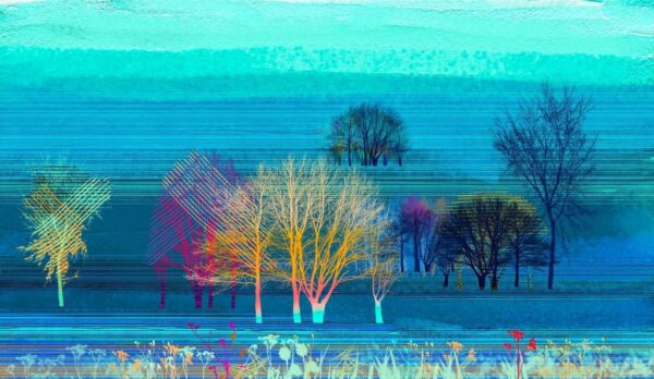 Image d'un arbre sur un fond bleu – Image 2