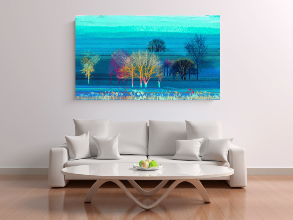 Image d'un arbre sur un fond bleu – Image 3