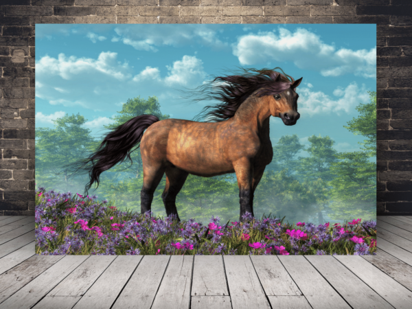 Image du cheval et du vent