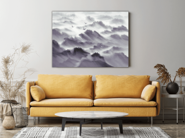 Une image d'une montagne et d'oiseaux – Image 3