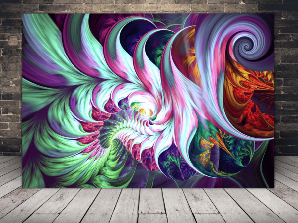 Image de fractales colorées
