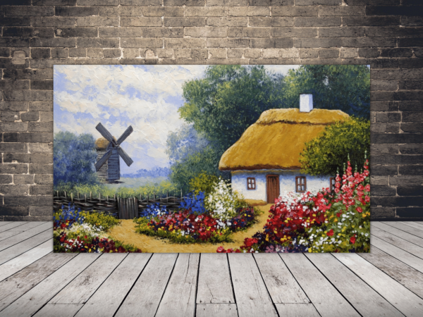Une image d'une idylle rurale