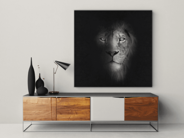 Une image d'un lion aux yeux bleus – Image 3