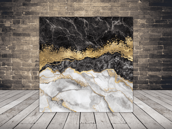 Image de marbre noir et blanc