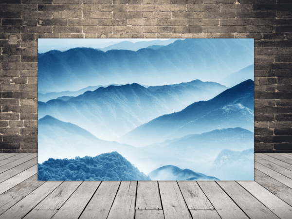 L'image des montagnes bleues