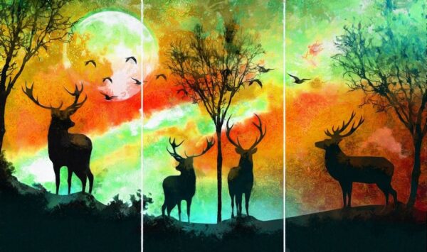 Une image d'un troupeau de cerfs – Image 3