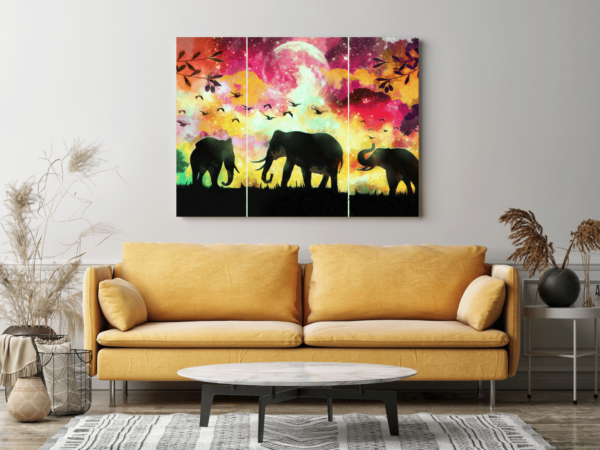 Image d'éléphants errants – Image 3