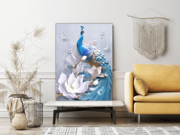 Image de paon et de magnolia – Image 3