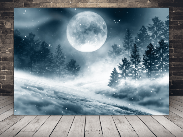 Image d'une lune de montagne