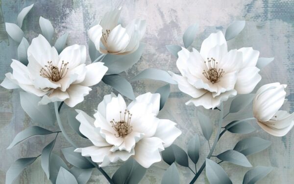 Une image de fleurs blanches en fleurs – Image 2