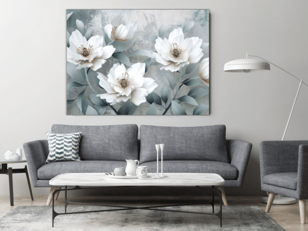 Une image de fleurs blanches en fleurs – Image 3