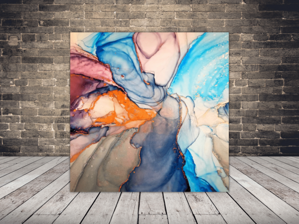 Une image de peinture renversée