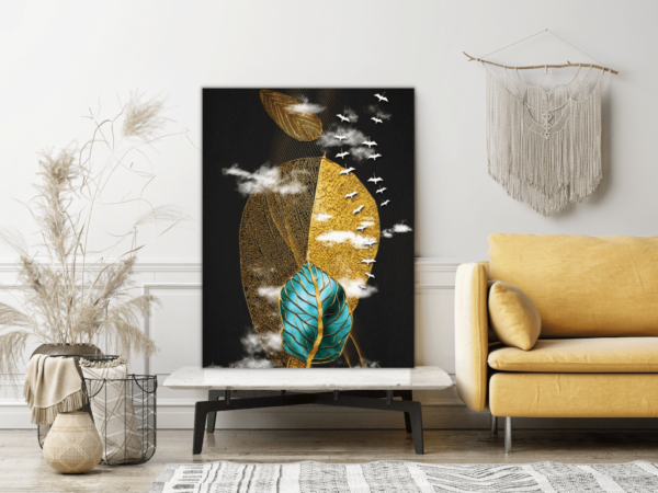 Une image de feuilles et d'oiseaux – Image 2