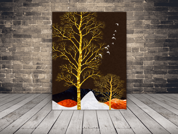 Une image d'un arbre d'or