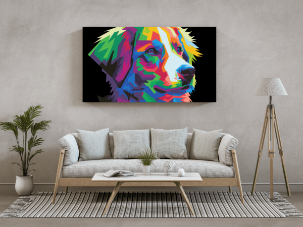 Image d'un chien coloré – Image 3