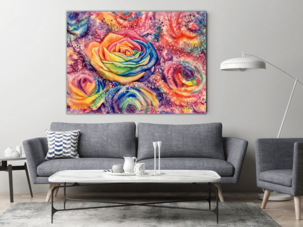 Une image de roses arc-en-ciel – Image 3