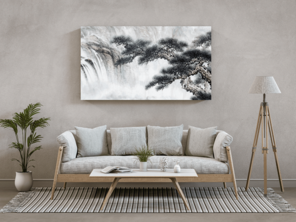 Une image d'un bonsaï et d'une cascade – Image 3