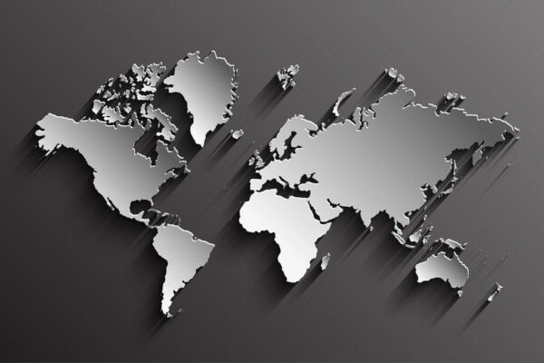 Une image d'une carte des continents – Image 2