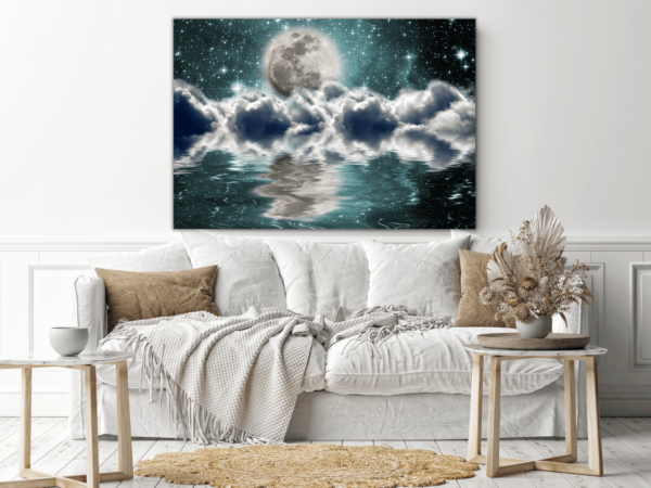 Une image de la lune dans l'eau – Image 3