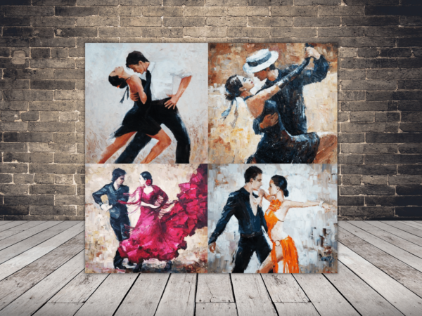 Image de couples de danseurs