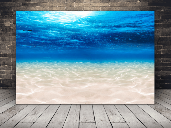 Image de la mer bleue