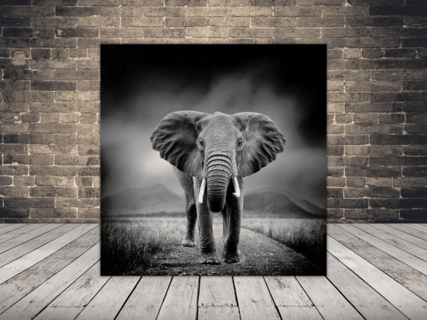 Une image d'un portrait d'un éléphant