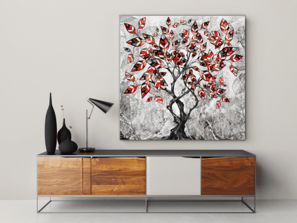 Une image d'un arbre rouge – Image 3