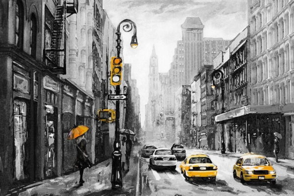 Une image d'un taxi jaune – Image 2