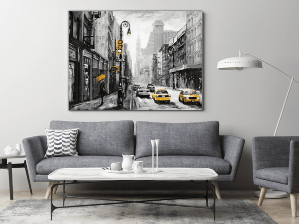 Une image d'un taxi jaune – Image 3