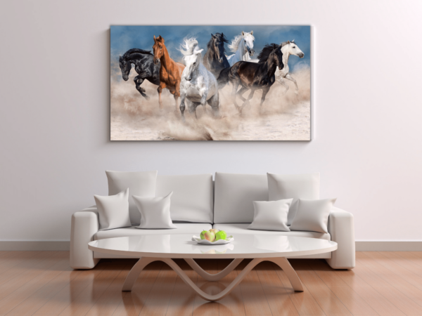 Une image de chevaux dans le désert – Image 3