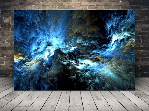 L'image des nuages bleus