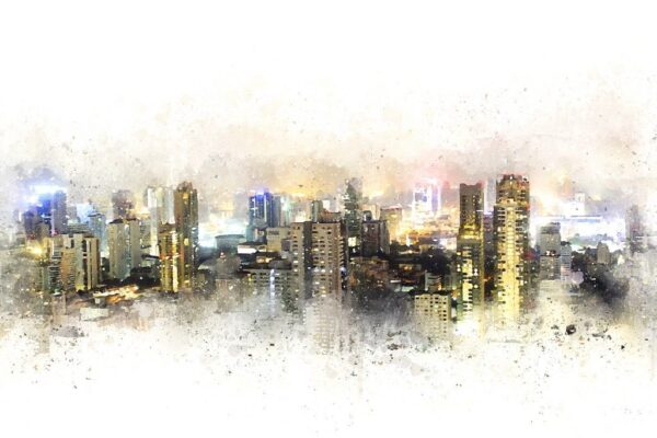 Image d'une ville la nuit – Image 2