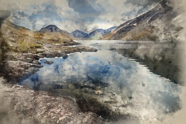 Une image d'un lac de montagne – Image 2
