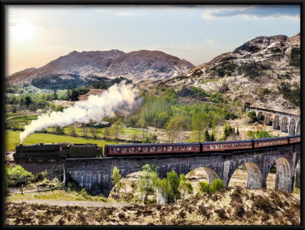 Train sur le pont Poster – Image 2