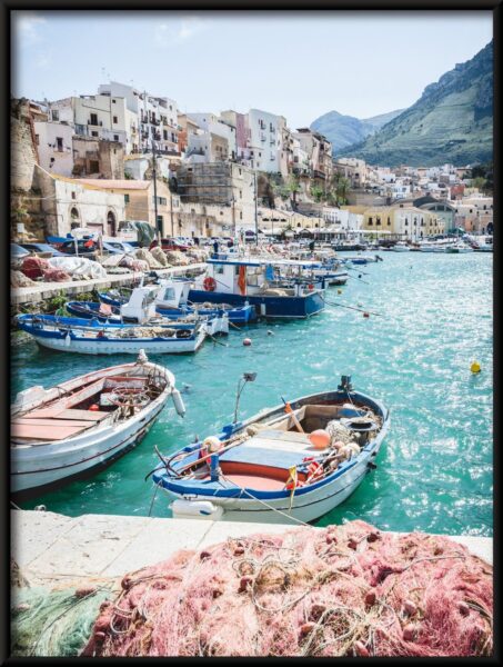 Affiche du port sicilien – Image 2