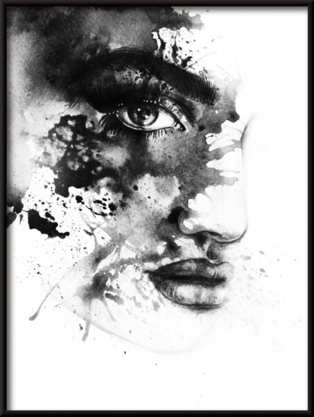 Affiche visage sombre – Image 2