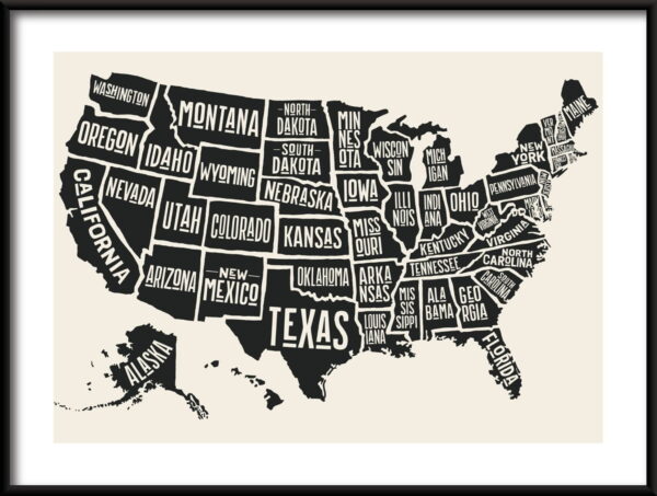 Affiche des États-Unis