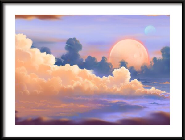 Affiche ciel fabuleux