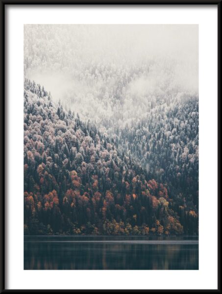 Affiche de paysage de montagne