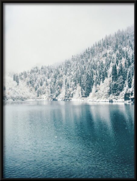 Affiche du lac d'hiver – Image 4